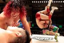 【NOAH】ノアジュニアGP開幕、王者ヒロムが大“ダイキ”コール切り裂き1回戦突破 「お前の5周年でやろう、それまでに俺より強くなれ」