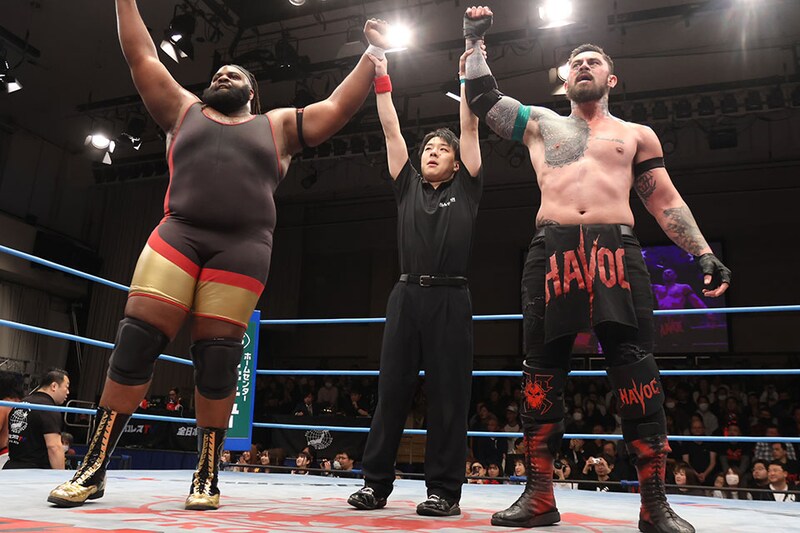 【全日本】黒潮&他花師が奇策連発も…世界タッグ王者・ザイオン&オデッセイが圧巻始動