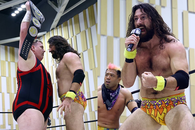 【NOAH】アトラス王座懸け“英国巨漢対決”実現へ サクソンがクロス撃破で挑戦表明