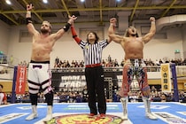 【新日本】棚橋が東北ラストマッチでWTL初白星 大岩をハイフライ葬、「愛してまーす!」締め