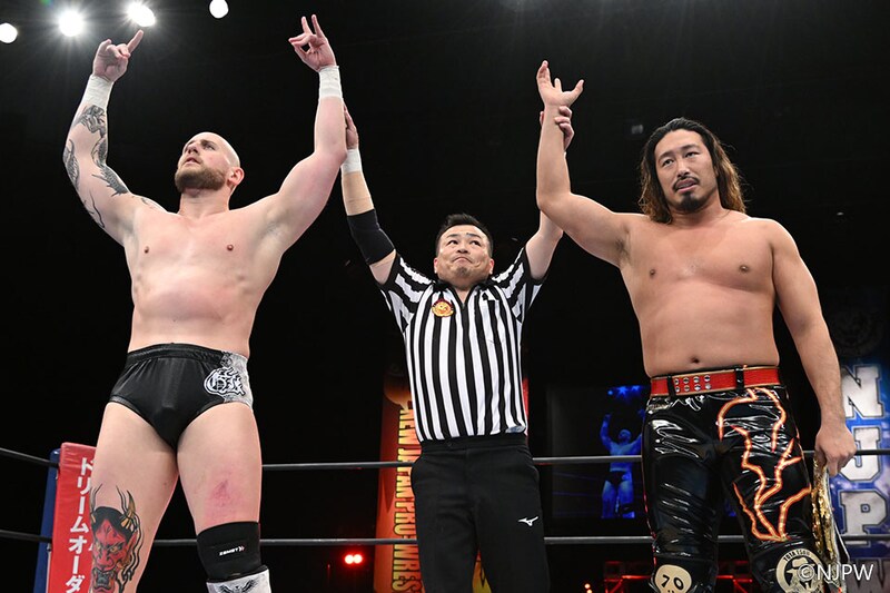 【新日本】辻&ゲイブ苦闘もデスペ&石川撃破でAブロック単独首位に