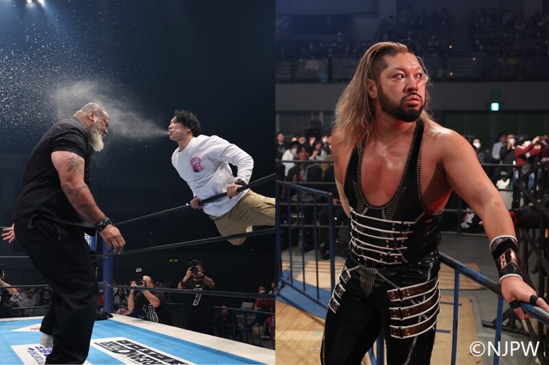 【新日本】YOH乱入でH.O.T手玉 脱落・EVILは東京ドームへ「NEVER6人タッグ戦」妨害予告