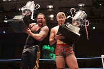 【全日本】綾部&タロースの巨人コンビが最強タッグ初制覇 ザイオン&オデッセイと世界タッグ懸けて再戦へ