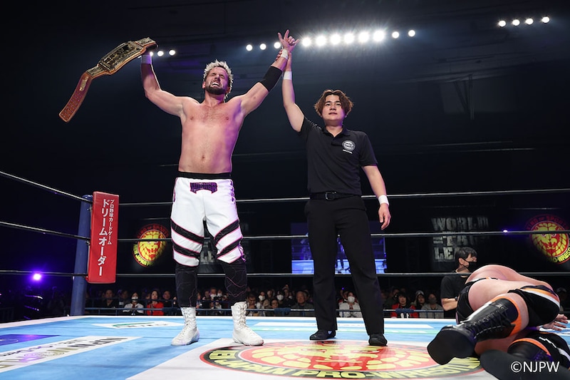 【新日本】ファンタズモがジャクソンに苦戦もTV王座V4 オープンチャレンジ継続宣言、次戦の舞台を12・22後楽園に指定