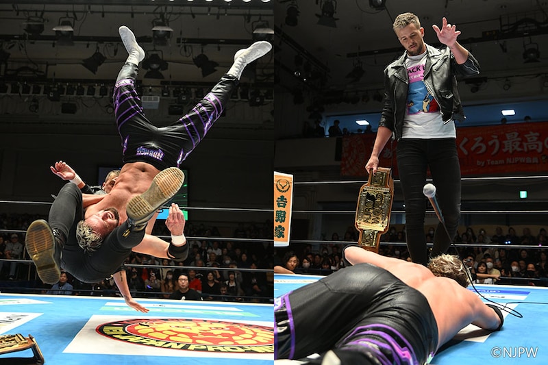 【新日本】ファンタズモが田口退けTV王座V5 クリス・ブルックス電撃襲撃で1・4ドームでの挑戦を表明