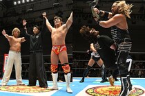 【新日本】武知海正が電撃登場、NEVER6人タッグ挑戦へ海野&上村と共闘合意 EVILはウルフをベルト殴打