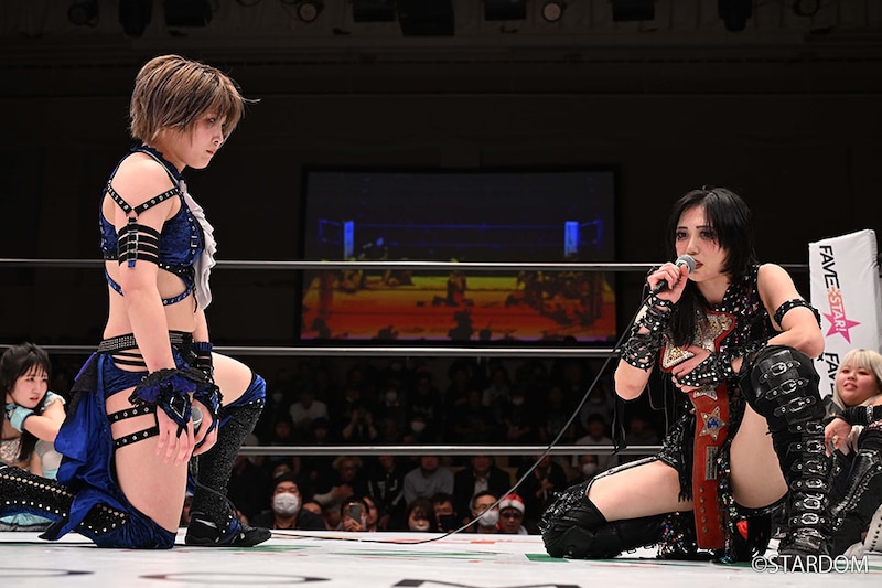 【スターダム】安納が上谷逆転撃破で決意の「トップ」宣言 両国へ挑戦者カルテットで聖夜メイン締め