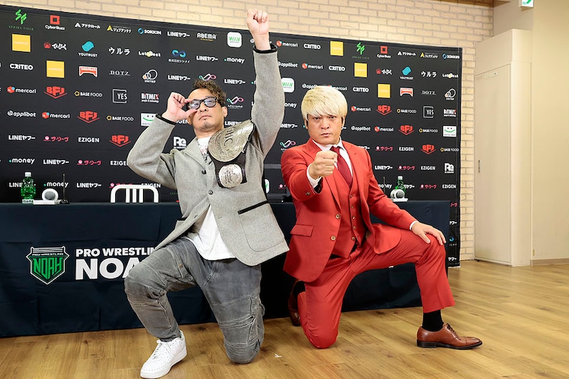 【NOAH】欠席LTJに拳王激怒「おめーらの老いぼれたスキルみせてやる」 BUSHIはメールでメッセージも… GHCタッグ調印式