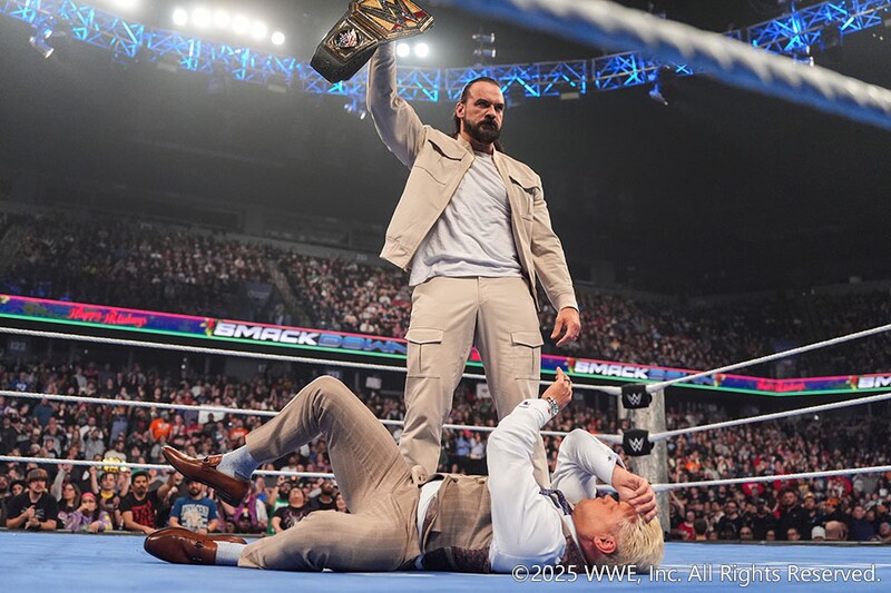 【WWE】マッキンタイアが統一WWE王座挑戦へ“地獄の3本勝負”を要求、受諾の王者コーディをクレイモア葬