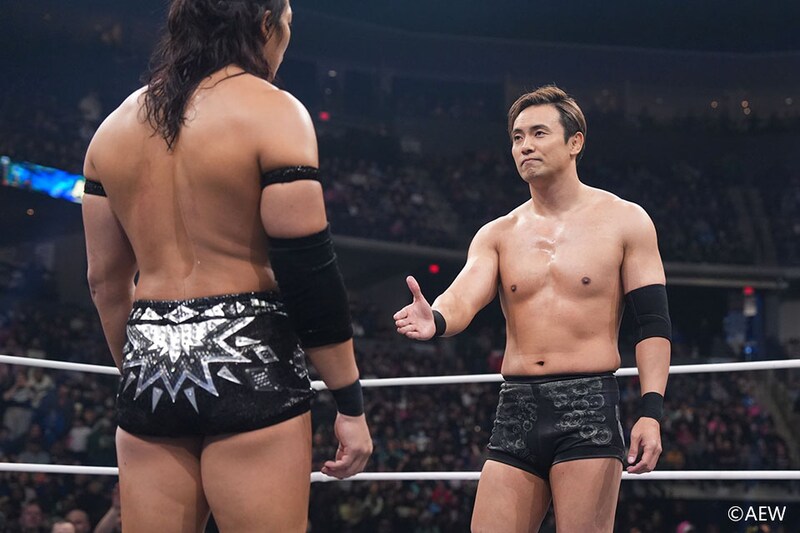 【AEW】コンチネンタルクラシック準決勝で日本人対決実現 オカダがTAKESHITAに無法勝利