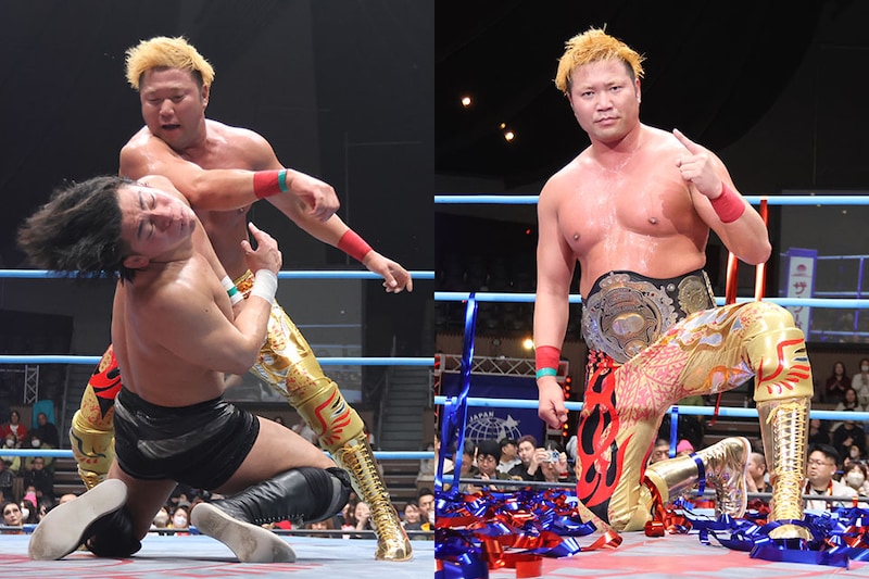 【全日本】宮原が三冠V3で激闘締め、安齊返り討ちも「ホープは返上しろ、君はスターだ!」 V4戦へ“無差別級”指名