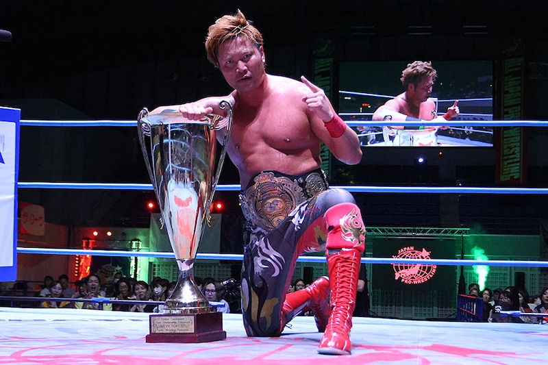 【全日本】宮原がジュンとの頂上決戦制して2年7ヵ月ぶり三冠戴冠 旗揚げ記念日の初防衛戦を宣言