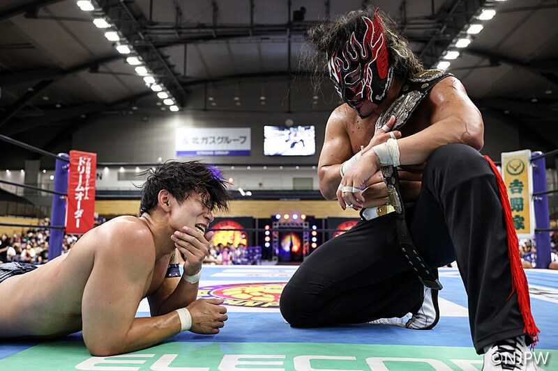 【新日本】デスペがYOHとの激闘制してIWGPジュニアV8 DOUKIが「偽物王者」呼ばわりで名乗り
