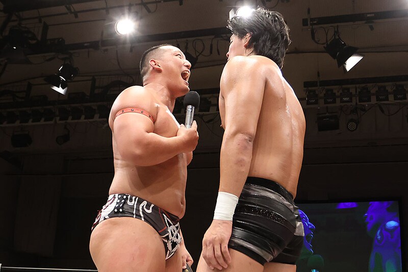 【DRAGONGATE】久々激突で菊田「いつでもこのリング上がってこい」、安齊「全日本背負ってすぐ行ってやる」