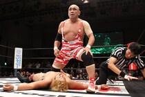【DRAGONGATE】野獣・藤田がドラゲーに電撃参戦 LOVE&PEACEとのトリオで我蛇髑髏を粉砕