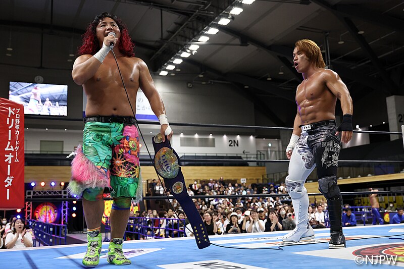 【新日本】ヒロムが9・28神戸でのGHCジュニア戦開催を宣言、石森は条件提示