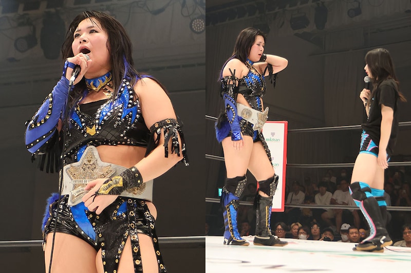 【スターダム】妃南陥落…HANAKOがフューチャー初戴冠 同期・さくらが挑戦名乗り、中国でタイトル戦実現へ