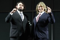 【新日本】棚橋が引退試合へシングルマッチ希望、ウルフはデビュー戦へ「どんな相手になっても全身全霊で倒しにいく」 1・4ドームへ新宿・歌舞伎町で公開会見