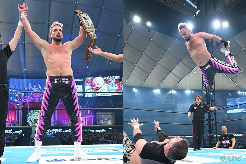 【新日本】ファンタズモがブルックス返り討ちでTV王座死守 棚橋引退のドーム興行幕開け