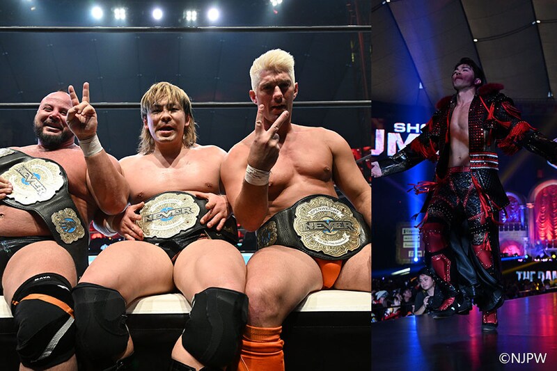 【新日本】TMDKがNEVER6人タッグ奪取 THE RAMPAGEがドームでパフォーマンス披露も武知はベルト獲り逃す