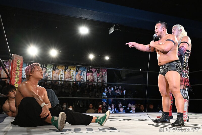 【DDT】飯野が王者KANONに直接勝利で納谷とのKO-Dタッグ返り咲きへ弾み