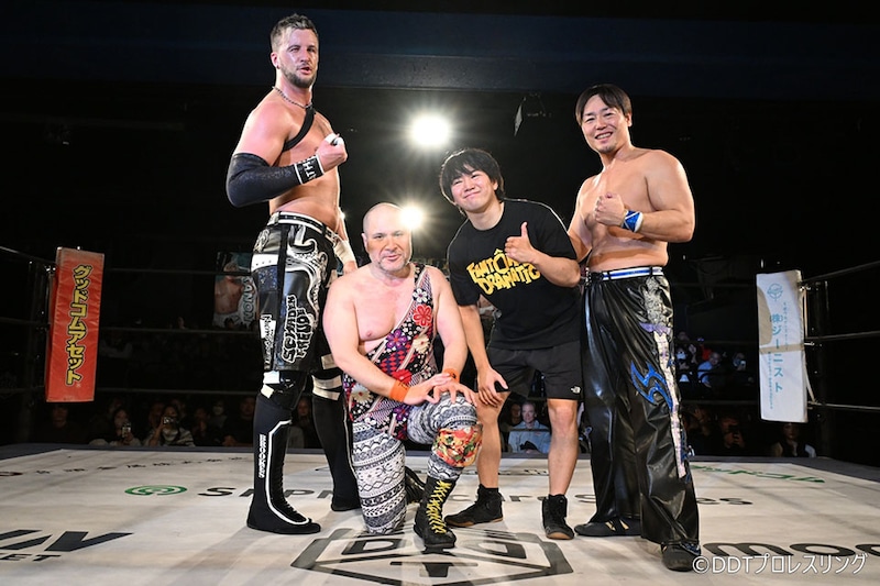 【DDT】クリス結成の新ユニットが快勝始動 1・25後楽園を皮切りにベルト総獲り宣言