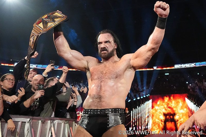 【WWE】ファトゥ乱入でコーディ陥落 マッキンタイアが“地獄の3本勝負"制して統一WWE王座奪取