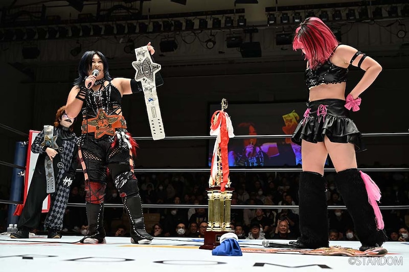 【スターダム】H.A.T.E.トリオがアーティスト王座V3 小波が吏南指名で1・21後楽園ワンダー戦が決定的に