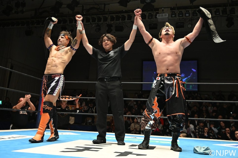 【新日本】イーグルス&藤田がSHO&金丸返り討ちでIWGPジュニアタッグ熱闘初防衛