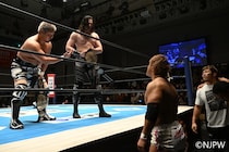 【新日本】K.O.Bが海野眼前で松本を86秒殺 IWGPタッグ戦へIce「完膚なきまでに潰してやる」