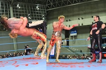 【全日本】宮原が予告通りの大巨人シャットダウン葬で三冠V4 ジュンが2・23大田区での挑戦表明も「やらない!」