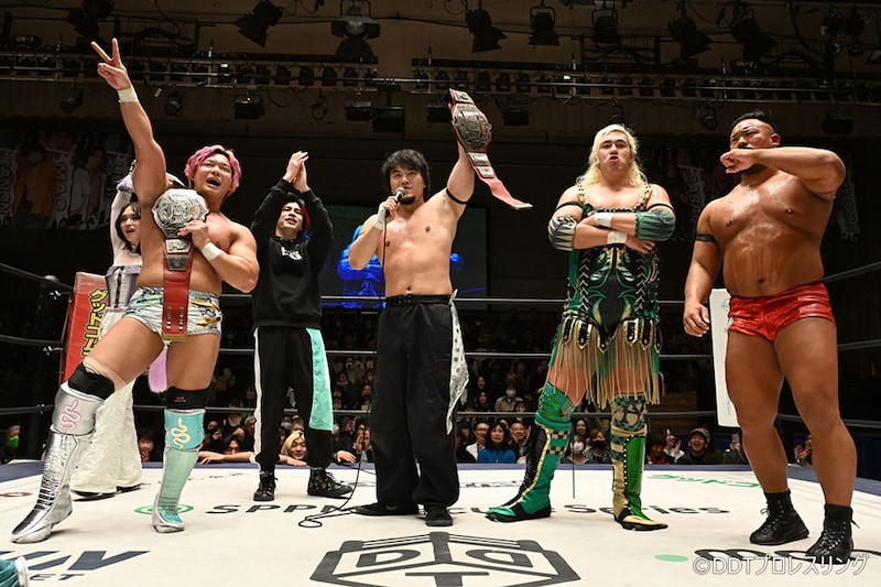 【DDT】MAO&KANONが飯野&納谷退けKO-DタッグV3 The ApexがS.L.C.に合流