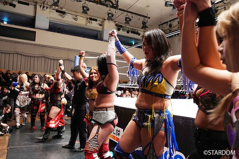 【スターダム】ユニット対抗戦へ痛み分けも すず撃破のHANAKOが宣言「E neXus Vが一番のユニットやっちゅうことを証明する」