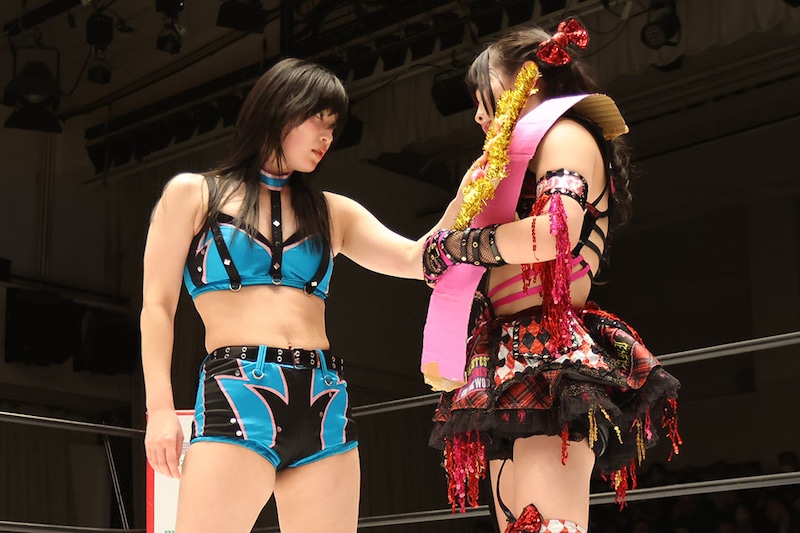 【スターダム】さくらが伊藤と前哨戦 かわいい王座に「運命的なものを感じる」