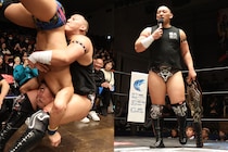 【DRAGONGATE】ドリーム戦へ王者・菊田が床直撃の場外パイルドライバーで吉岡KO 「一生どん底にいろ」