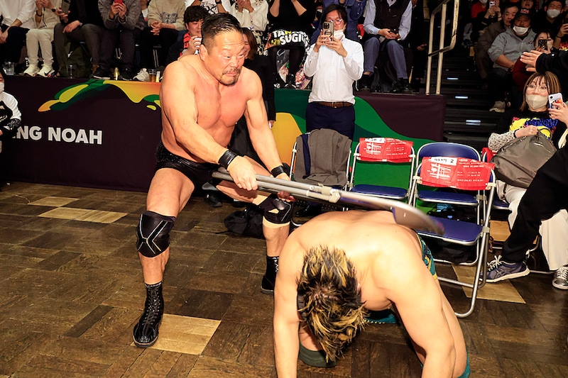 【NOAH】GHC戦へ杉浦「正々堂々やってやる」!? 最終前哨戦でも王者Yoshikiを屈辱の袋叩き