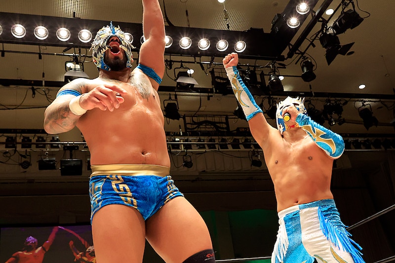 【NOAH】ジュニアタッグリーグ開幕…アレハが覚悟のメインで会心の白星発進 「Vamos!」唱和でV宣言