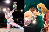 【NOAH/MONDAY MAGIC】まさかの口づけ式逆毒霧!岩谷が“ムタ娘”咲夜破ってGHC女子V2 堂々「RISING SUN SEASON」締め