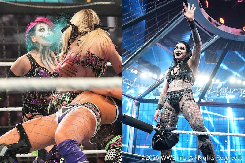 【WWE】アスカ敗退 リアが女子チェンバー戦制覇、レッスルマニアでWWE女子王座挑戦
