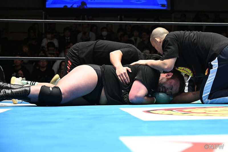 【新日本】ウルフがNJC初出場も1回戦敗退 H.O.T総動員のファレに苦杯