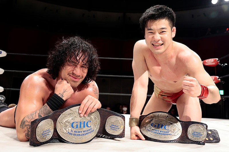 【NOAH】横浜武道館直前、GHCジュニアタッグ王者・ダガ&小田嶋インタビュー ベイン&アレハ迎撃へ「敗北はレッスンにすぎない」