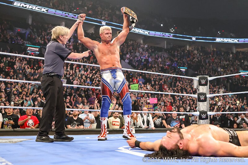 【WWE】コーディがマッキンタイアから統一WWE王座を奪還 レッスルマニアでオートンと対決へ