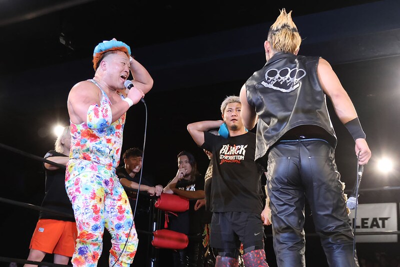 【GLEAT】河上が再入団初戦でJUNに苦杯も BGIと合体で反GLE軍と3対3キャプテンフォールマッチへ