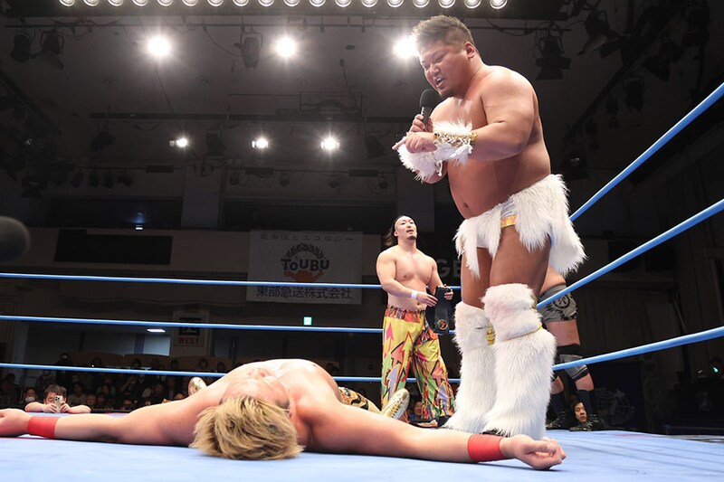 【全日本】羆嵐がダイビングセントーンで宮原KO「これが元WRESTLE-1の力だ」 立花がセコンド志願