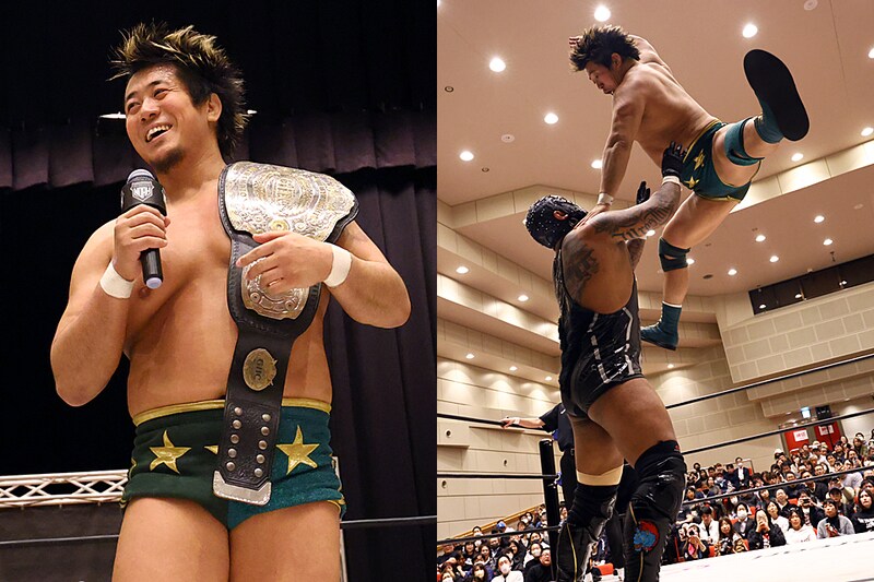 【NOAH】YoshikiがGHC前哨戦先勝、ウルフ眼前で圧勝メイン締め OZAWAはLTJ挑発