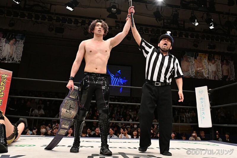【DDT】岡谷がTo-y破ってEXTREME王座奪取 4・15後楽園で納谷が挑戦