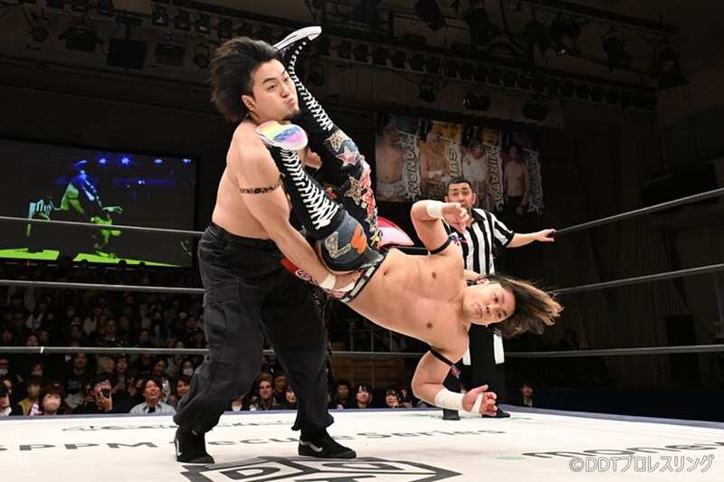 【DDT】元パートナーMAOに敗戦も勝俣が9ヵ月ぶりに復帰