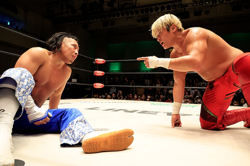 【NOAH】“郷愁の陸奥”で拳王がAMAKUSA熱闘撃破 「GHCヘビー王者vsGHCジュニア王者」での再戦視野に