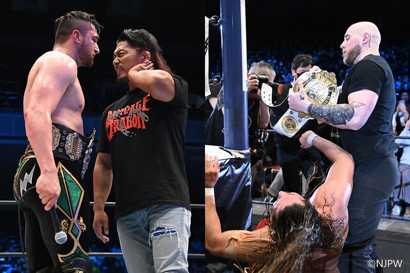 【新日本】IWGPヘビー戦「ニューマンvs鷹木」、GLOBAL戦「辻vsゲイブ」など正式決定 4〜5月カード発表
