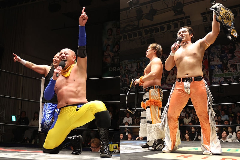 【DRAGONGATE】堀口&神田が4WAY戦制してアジアタッグ獲りへ弾み KAMEI敗戦もタッグ2冠宣言